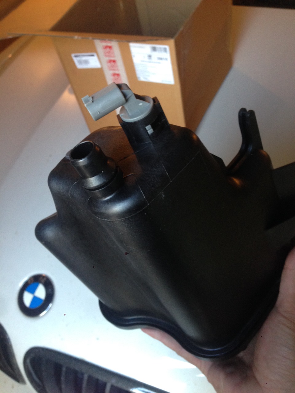 Пришел расширительный бачок антифриза, установка) — BMW X6 (E71/E72), 3 ...