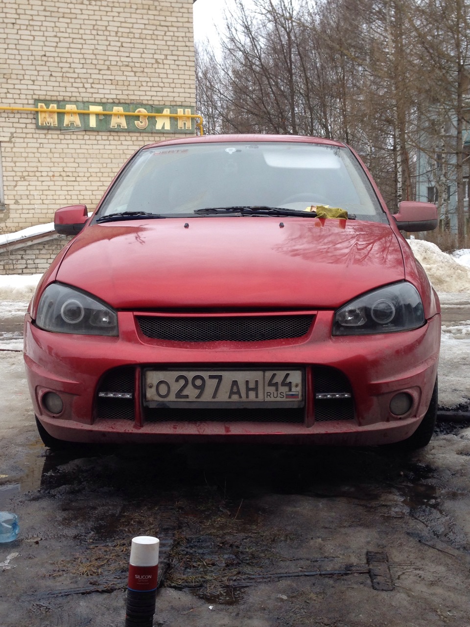 Установка ДХО — Lada Калина Хэтчбек (1G), 1,6 л, 2007 года ...