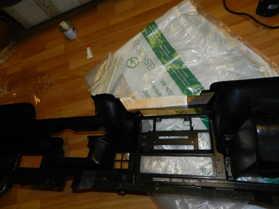 Репас. Салон. Торпеда #1 Проба стекловолокна — Москвич 2141, 1,6 л ...