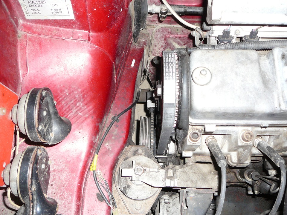 Сползает ремень ГРМ! Help… — Lada 21102, 1,5 л, 2001 года | поломка ...