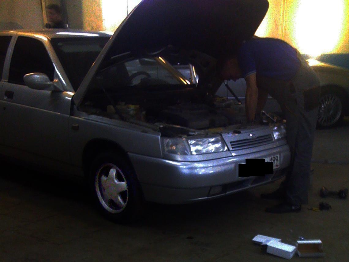 Ксенон SHO-ME (6000K) в фары BOSCH — Lada 2112, 1,6 л, 2007 года ...