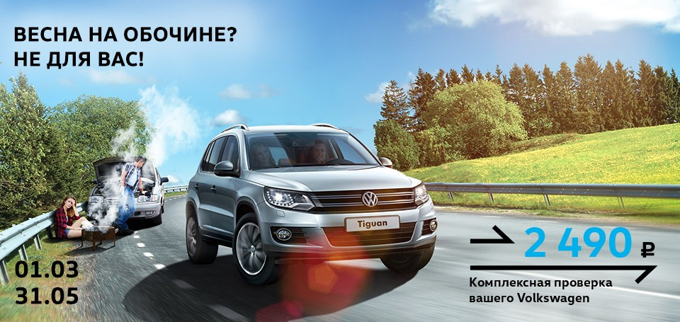 Весна на обочине? Только не для Вашего Volkswagen! — Автоцентр Сити ...