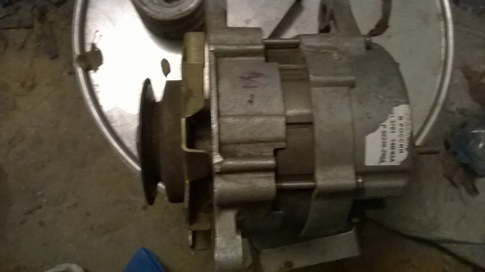 Установка "Газелевского" генератора 65А — Москвич 2141, 1,8 л, 1994 ...