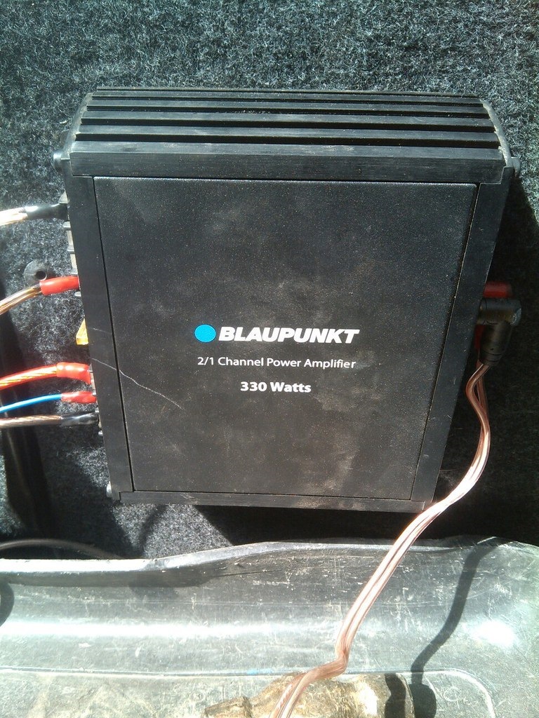 Установка усилителя и сабвуфера Blaupunkt::::/// — Lada 21124, 1,6 л ...