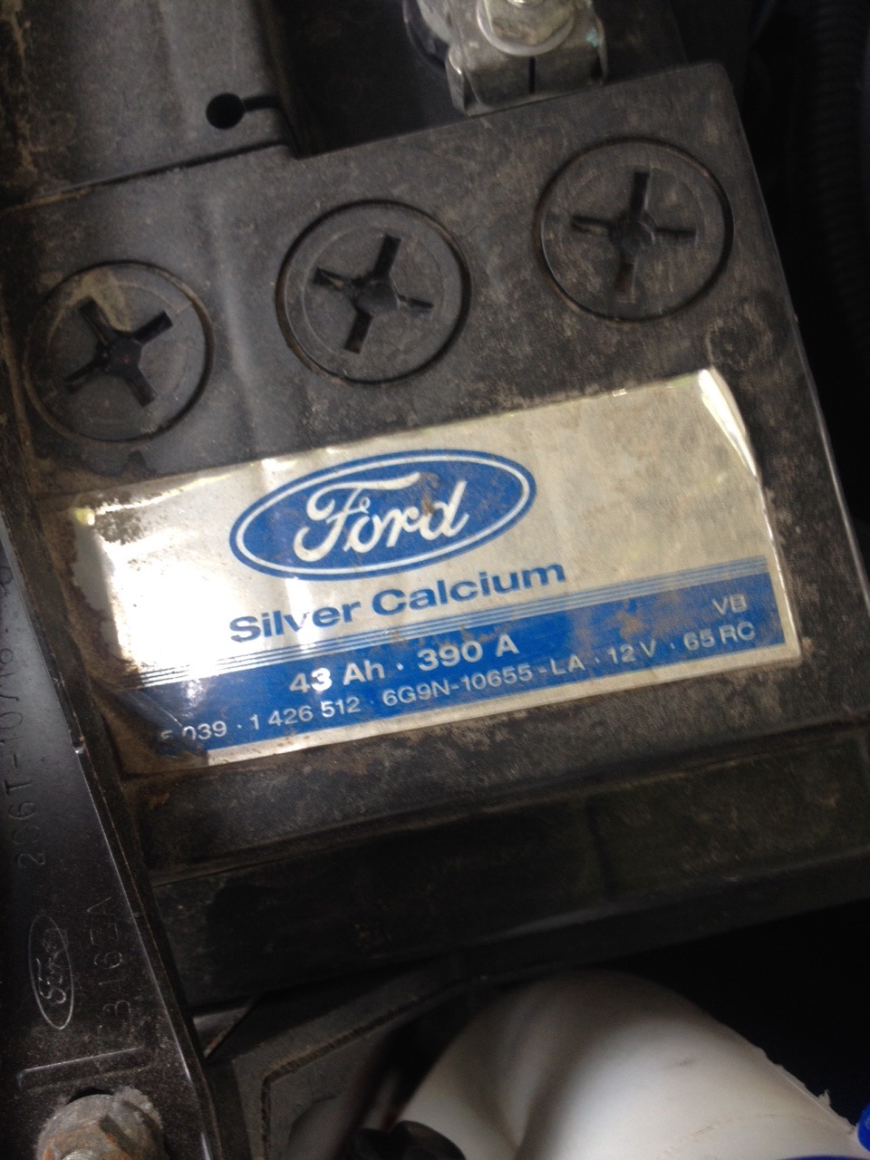 Огонь батарея или АКБ Ford Fiesta (Mk III), 1,8 л, 1991 года электроника DRIVE