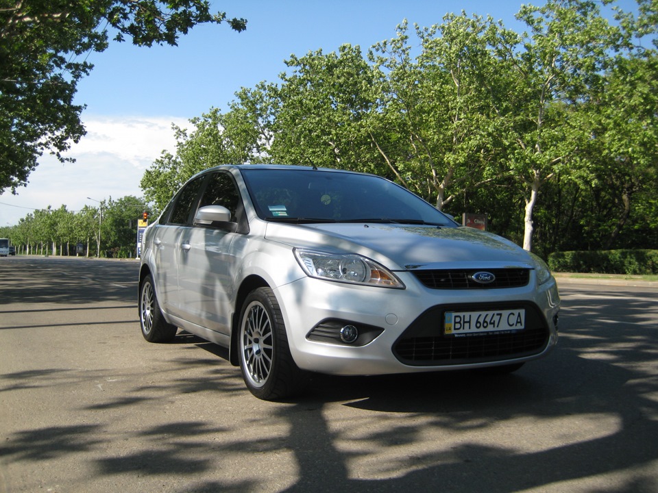 Доп.фары — Ford Focus Sedan II, 1,6 л, 2008 года | аксессуары | DRIVE2