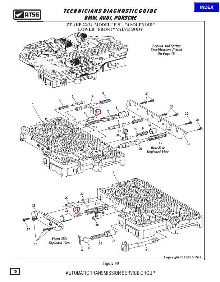 Zf4hp18 схема гидроблока