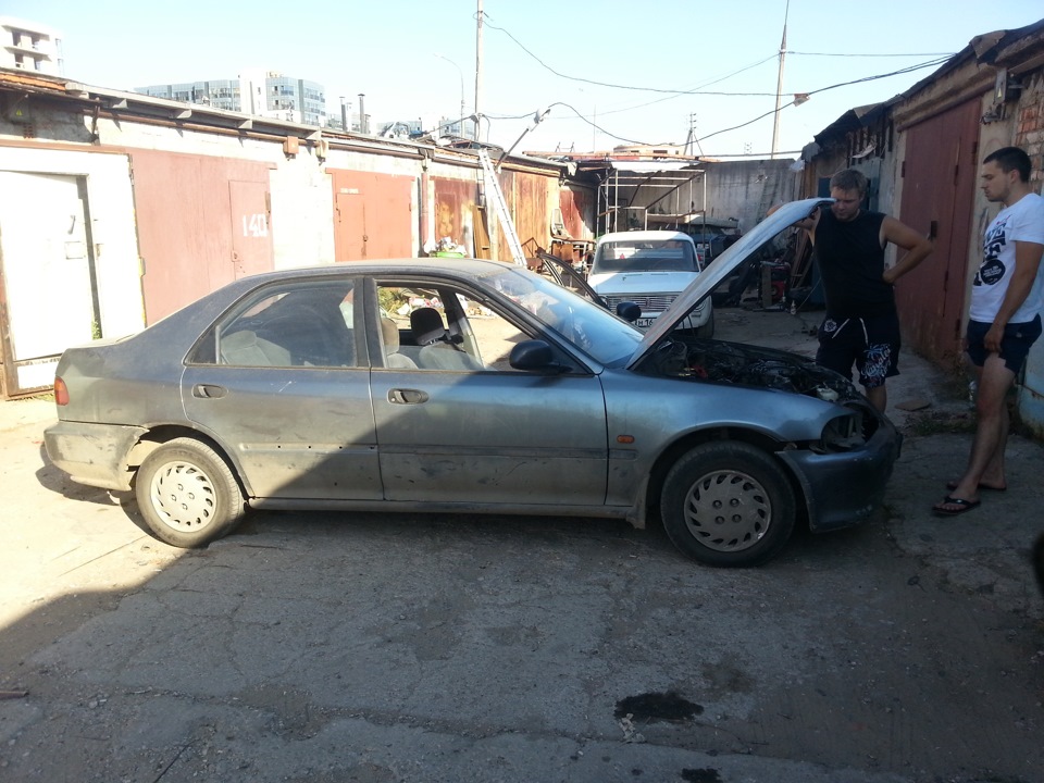 Сдох акум. — Honda Civic Ferio (5G), 1,5 л, 1995 года | своими руками ...