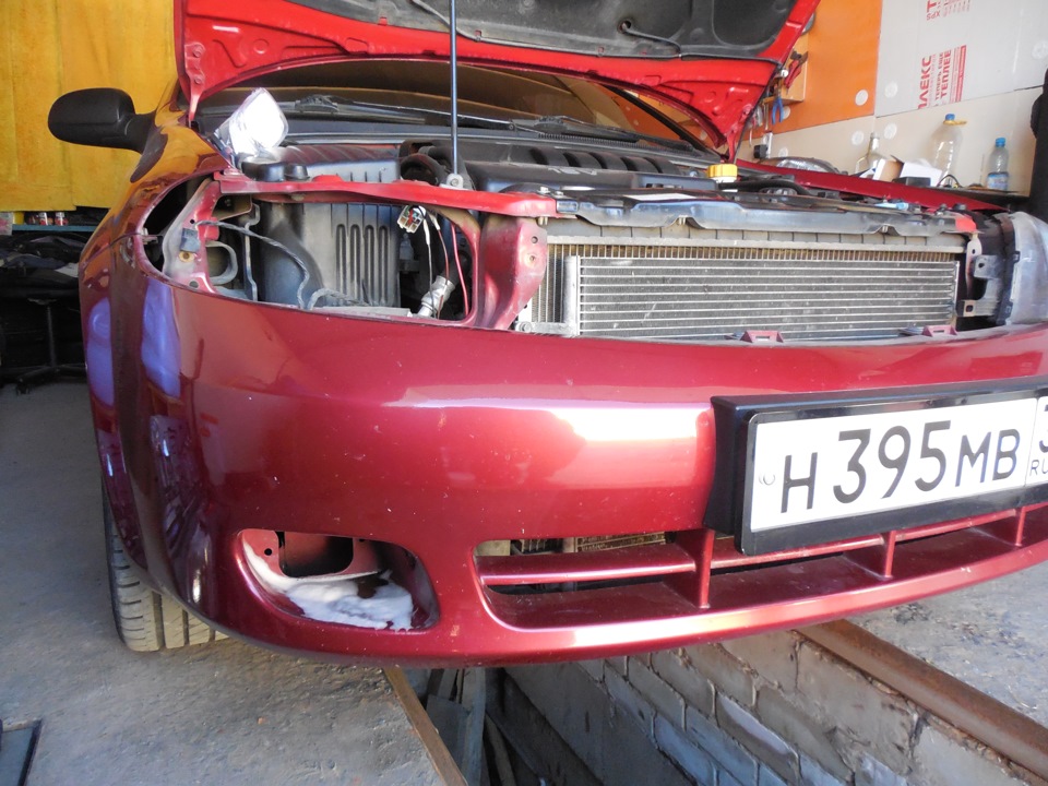 Установка ПТФ и ксенона — Chevrolet Lacetti 5D, 1,6 л, 2005 года ...