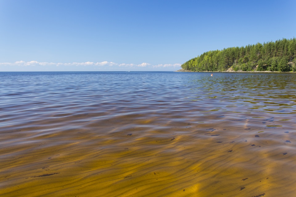 Пляжи онежского озера