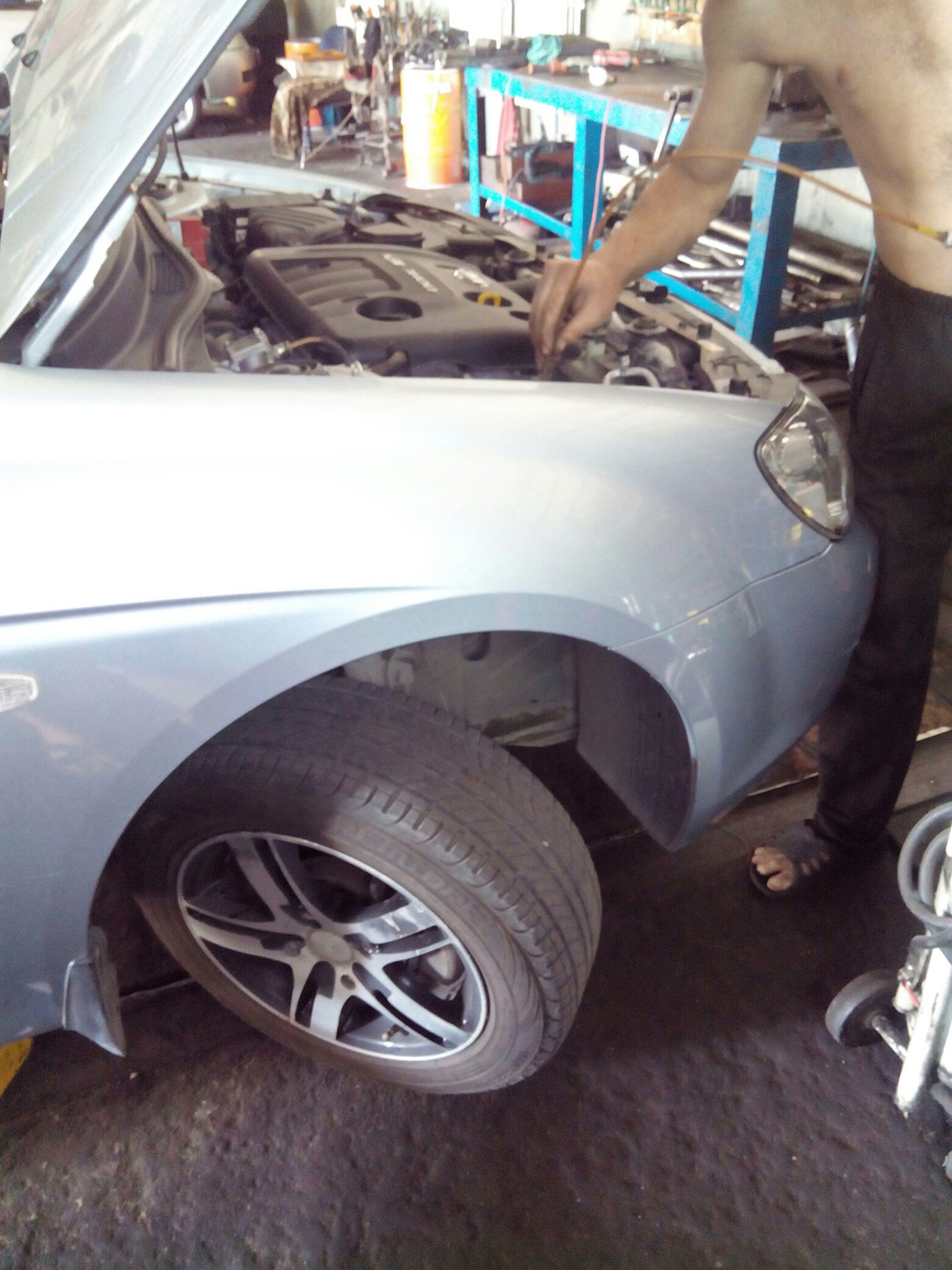 Замена гидравлического масла — KIA Cerato (1G), 1,6 л, 2007 года ...