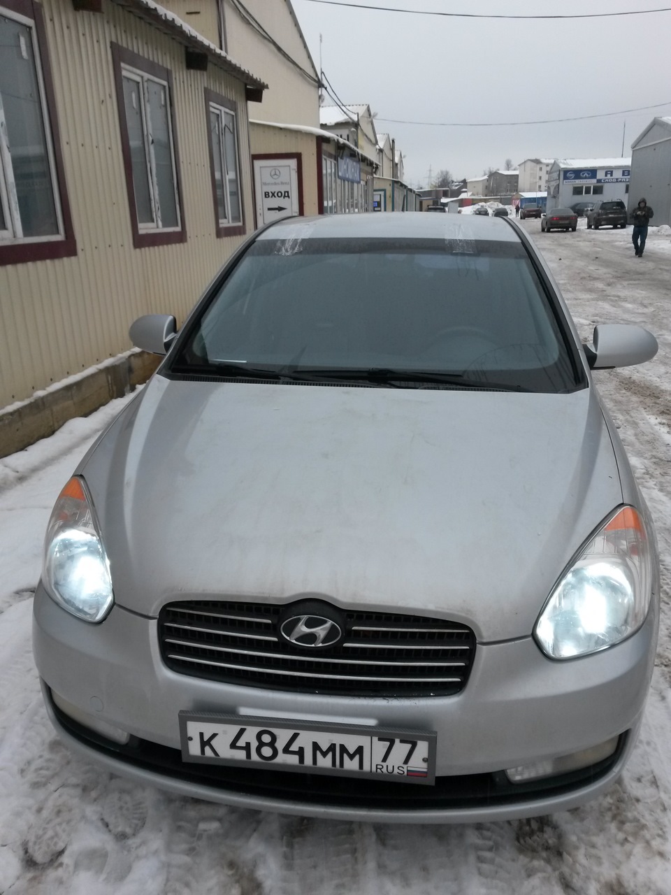 Замена лобового и комплектующих — Hyundai Verna (MC), 1,4 л, 2007 года ...