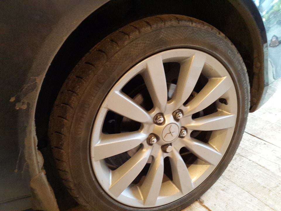 летняя резина — Mitsubishi Lancer X, 1,5 л, 2010 года | шины | DRIVE2