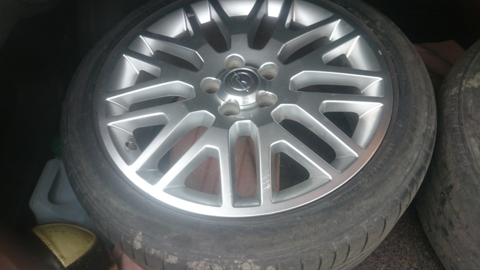 Диски R18 5x110 Opc line — Opel Vectra B, 2,6 л, 2001 года | колёсные ...