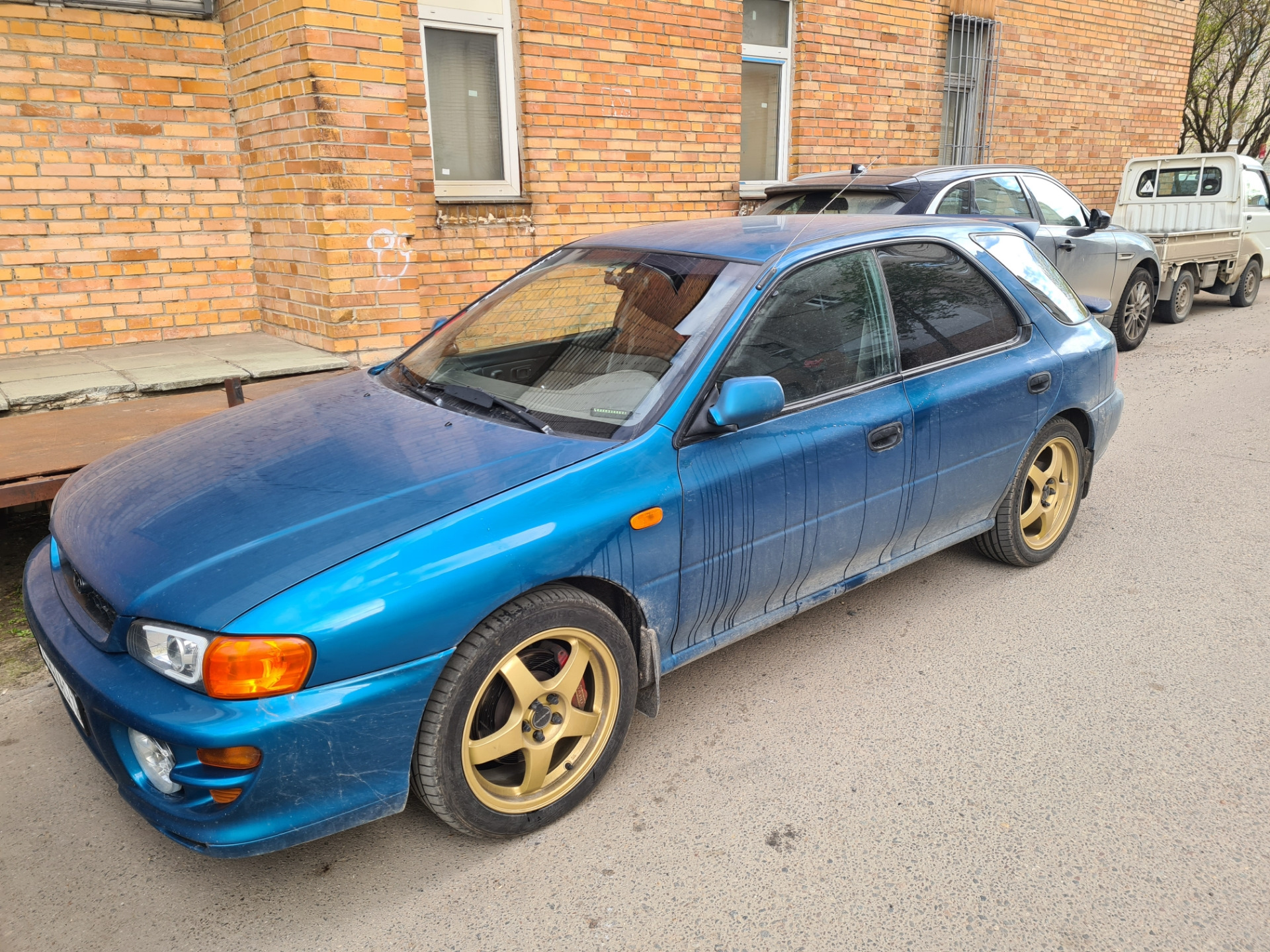 Машину облили кислотой — Subaru Impreza (GC, GF), 1,6 л, 1996 года | другое  | DRIVE2