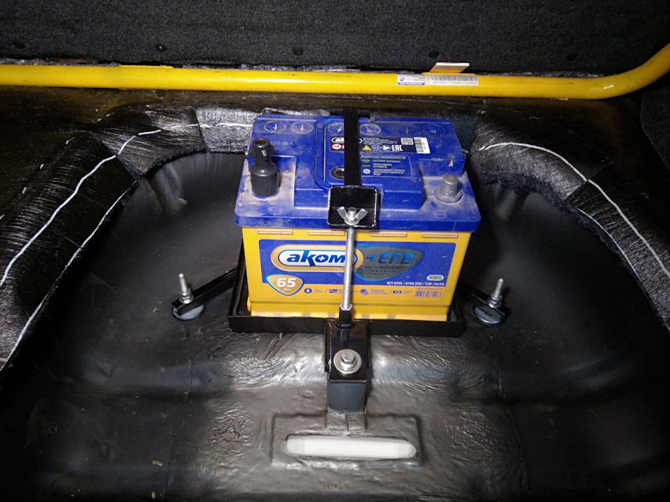 Перенос АКБ в багажник — Lada 2115, 1,8 л, 2006 года | другое | DRIVE2