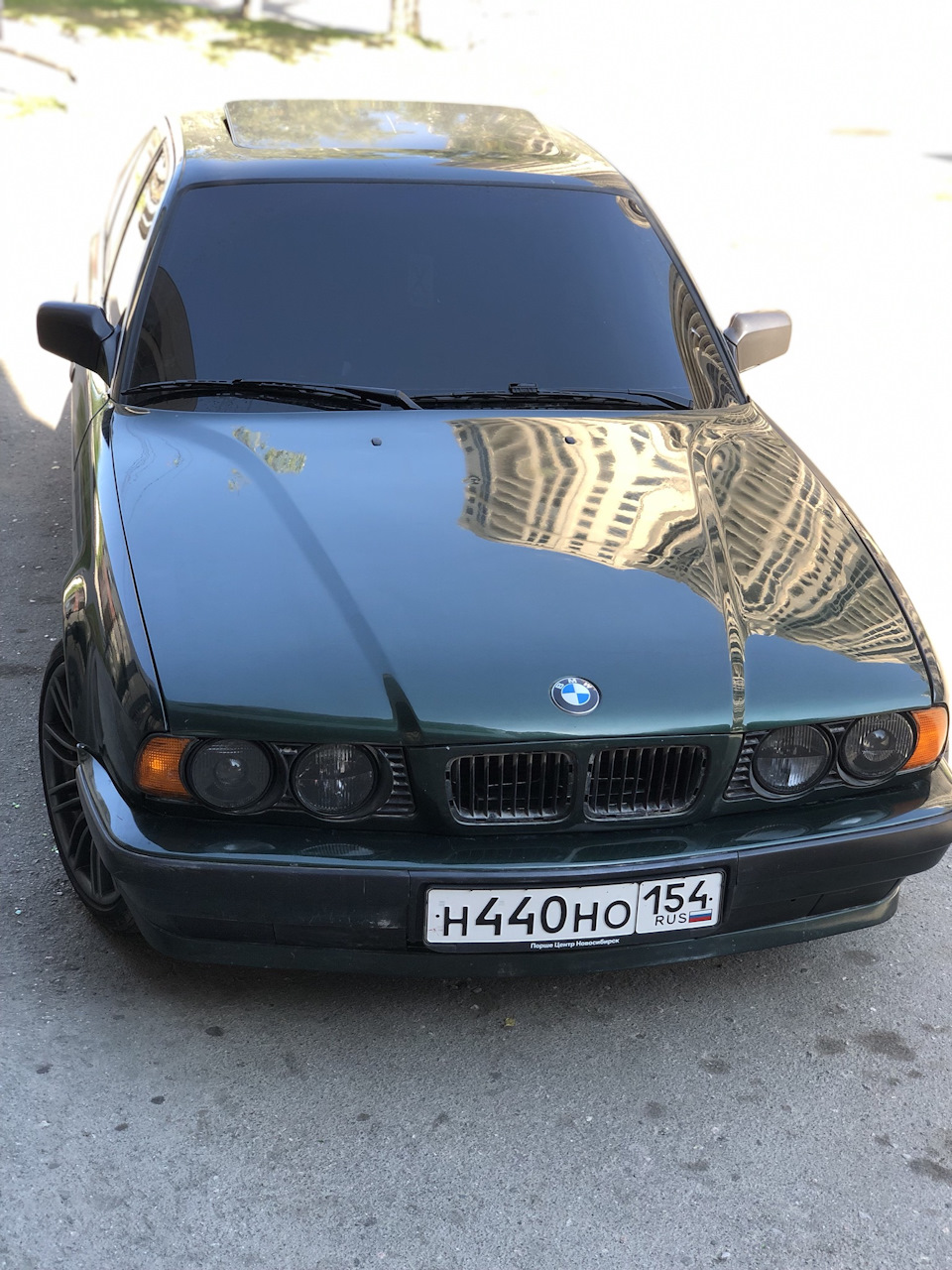 Установка широкой морды, куда ж без неё) — BMW 5 series (E34), 2,5 л, 1993  года | тюнинг | DRIVE2