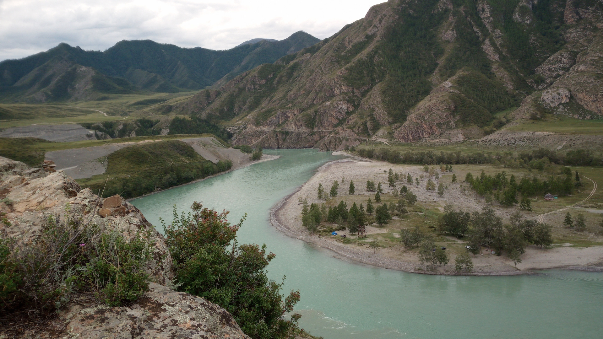 Река Катунь горный Алтай фото