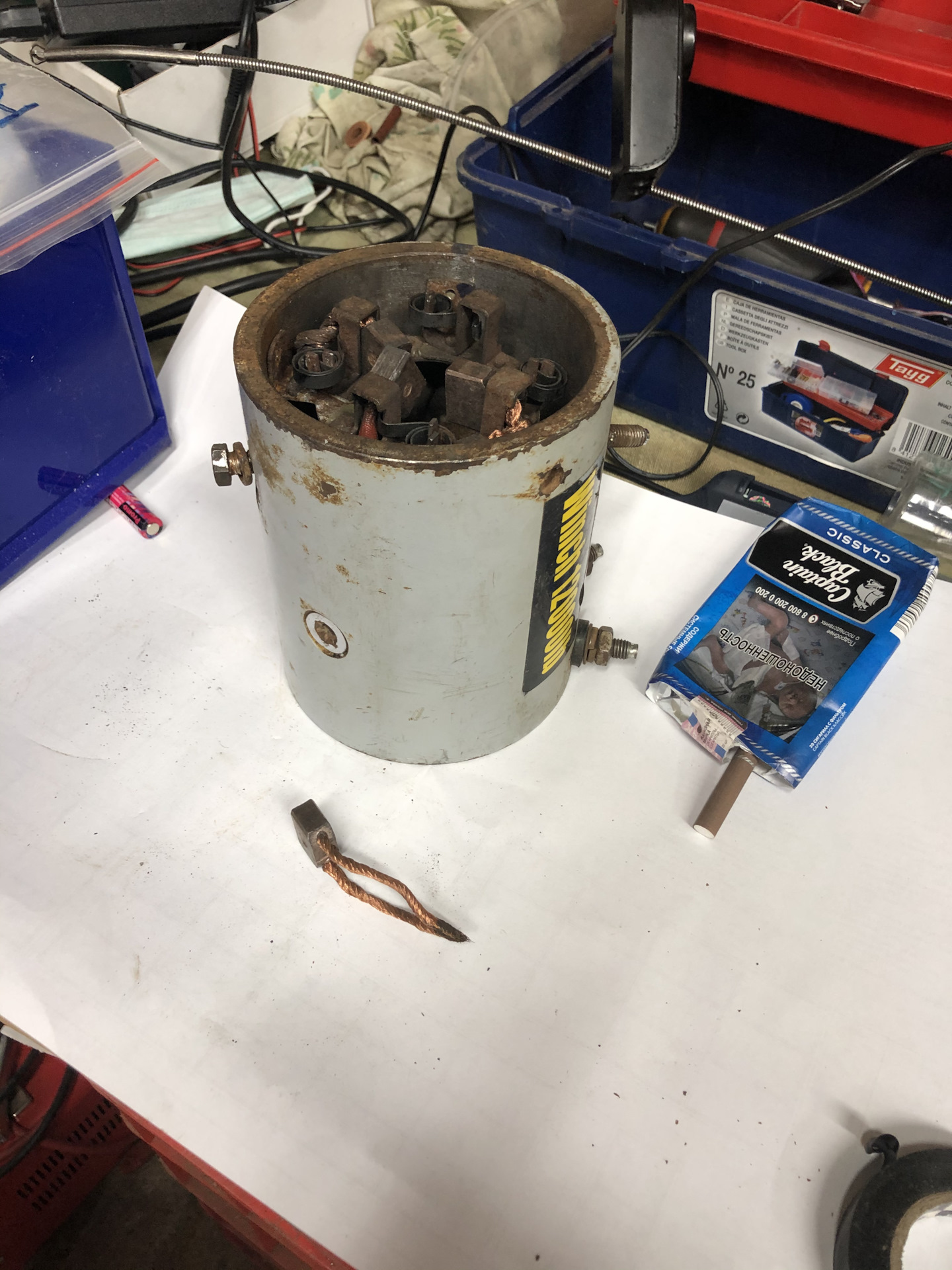 Ремонт лебёдки электрик винч 12000 и крепление троса к барабану — УАЗ ...