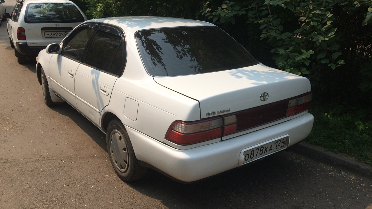 Toyota Corolla (100) 1.5 бензиновый 1993 | SE.Limited на DRIVE2