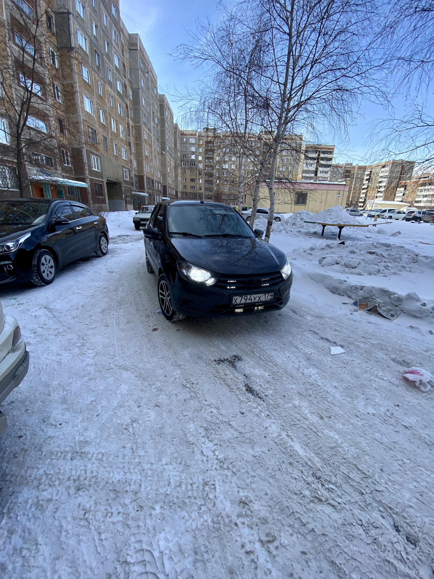 LED лампы и ФСО — Lada Гранта (2-е поколение), 1,6 л, 2020 года ...