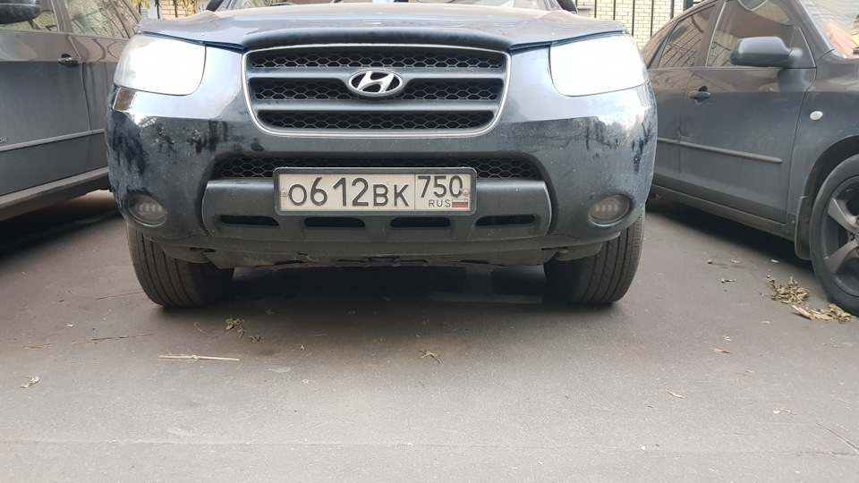 Интегрирование диодных фар в птф Santa fe 2 — DRIVE2