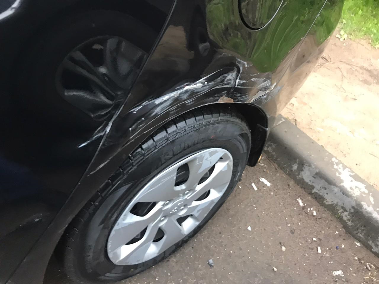 Ремонт боковины после ДТП и полный окрас Kia Rio — FITSERVICE Щелково ...