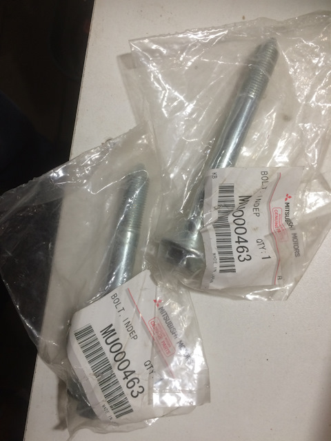 MU000463 Болт Mitsubishi | Запчасти на DRIVE2