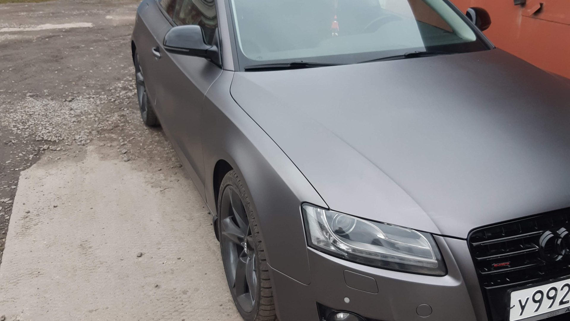 Audi A5 (1G) 3.2 бензиновый 2009 | Серая матовая на DRIVE2