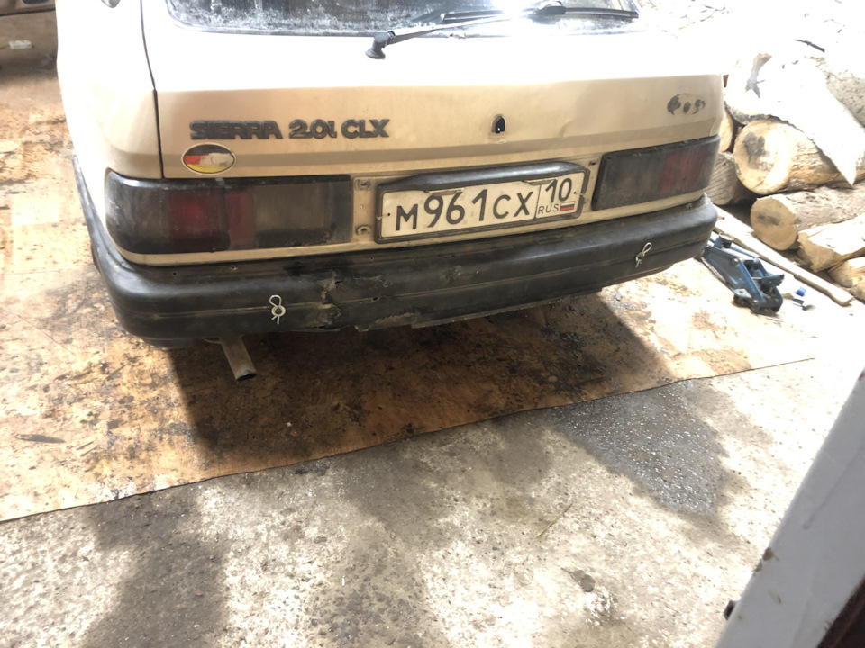 Крепление заднего бампера — Ford Sierra, 2 л, 1990 года | своими руками ...
