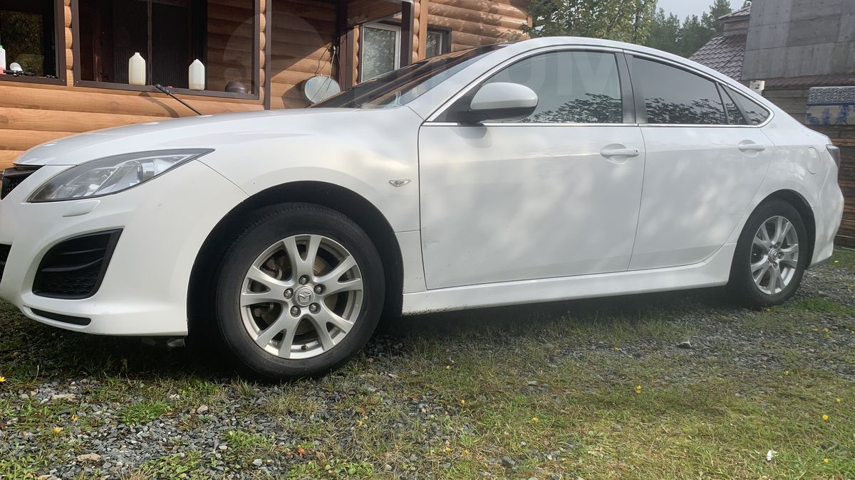 Mazda 6 (2G) GH 1.8 бензиновый 2011 | ₩hite $wan на DRIVE2