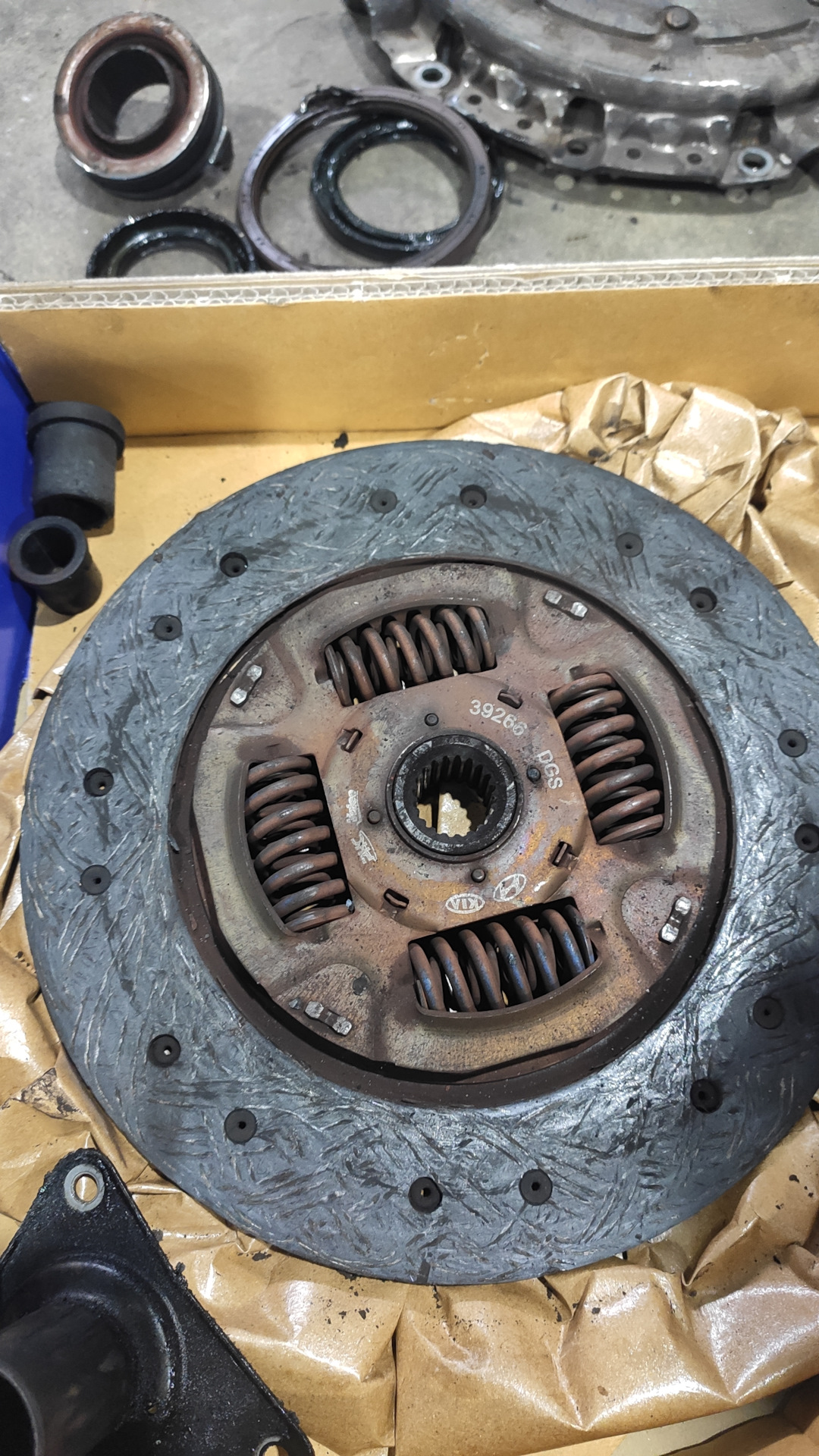 Замена сцепления и сопутствующее ТО — Hyundai Tucson (JM), 2 л, 2008 ...