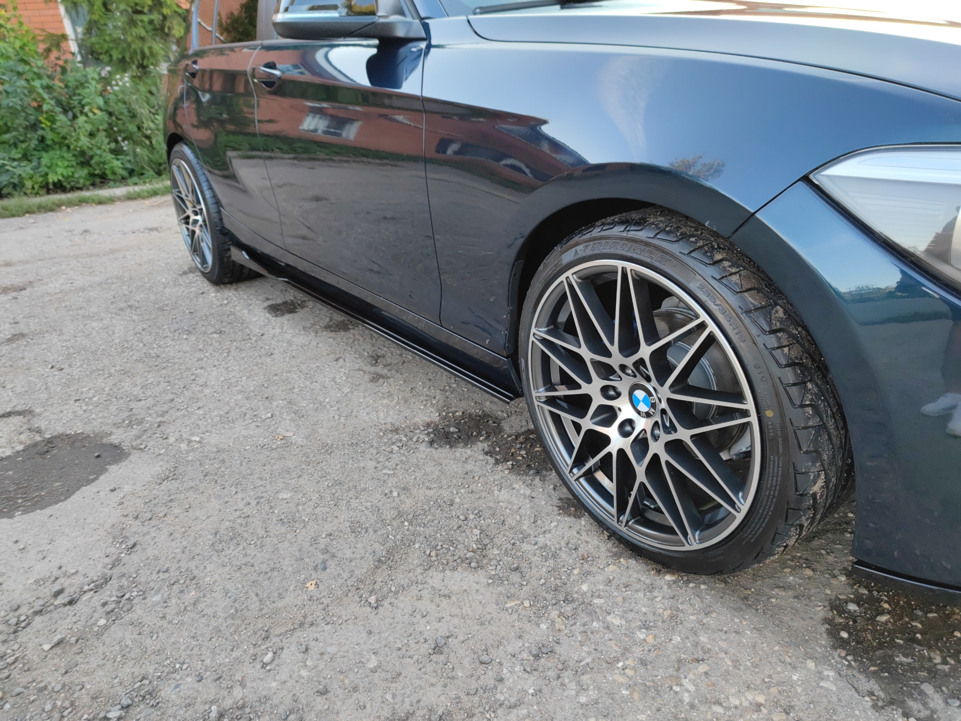 Сплитер на пороги — BMW 1 series (F20), 1,6 л, 2012 года | стайлинг ...