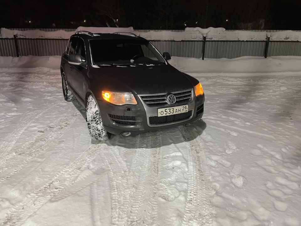 Рыжие габариты — Volkswagen Touareg (1G), 3,6 л, 2008 года | стайлинг ...