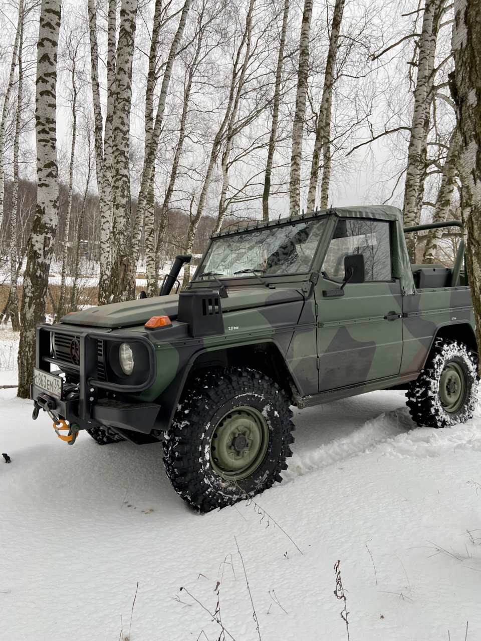 Первая охота Волка — Mercedes-Benz G-Class (W460/W461), 2,5 л, 1993 года |  наблюдение | DRIVE2