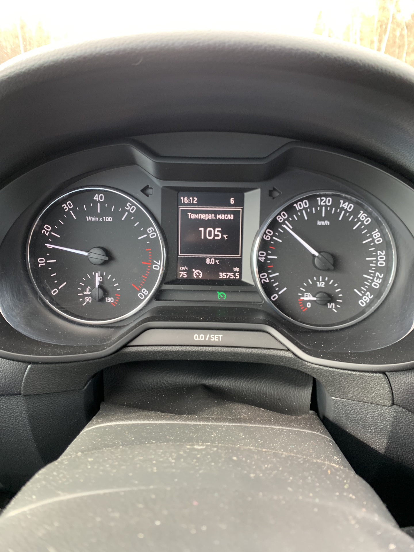 Температура — Skoda Octavia A7 Mk3, 1,8 л, 2014 года | просто так | DRIVE2