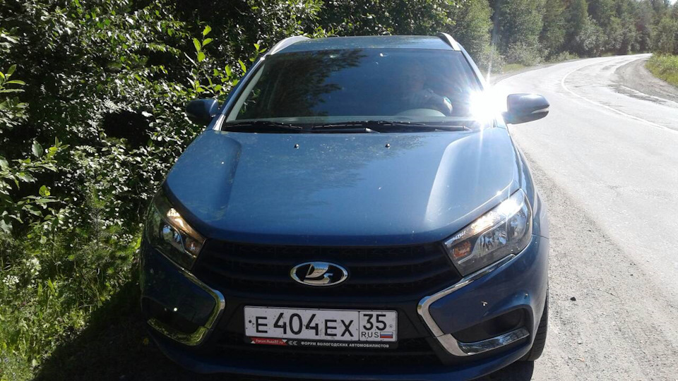 близ Беломорских петроглифов — Lada Vesta SW (1G)