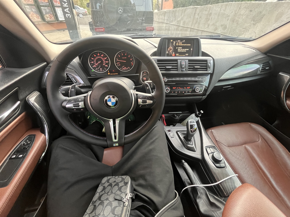 Карбоновые накладки в салон BMW f22 — BMW 2 series (F22), 2 л, 2015 ...