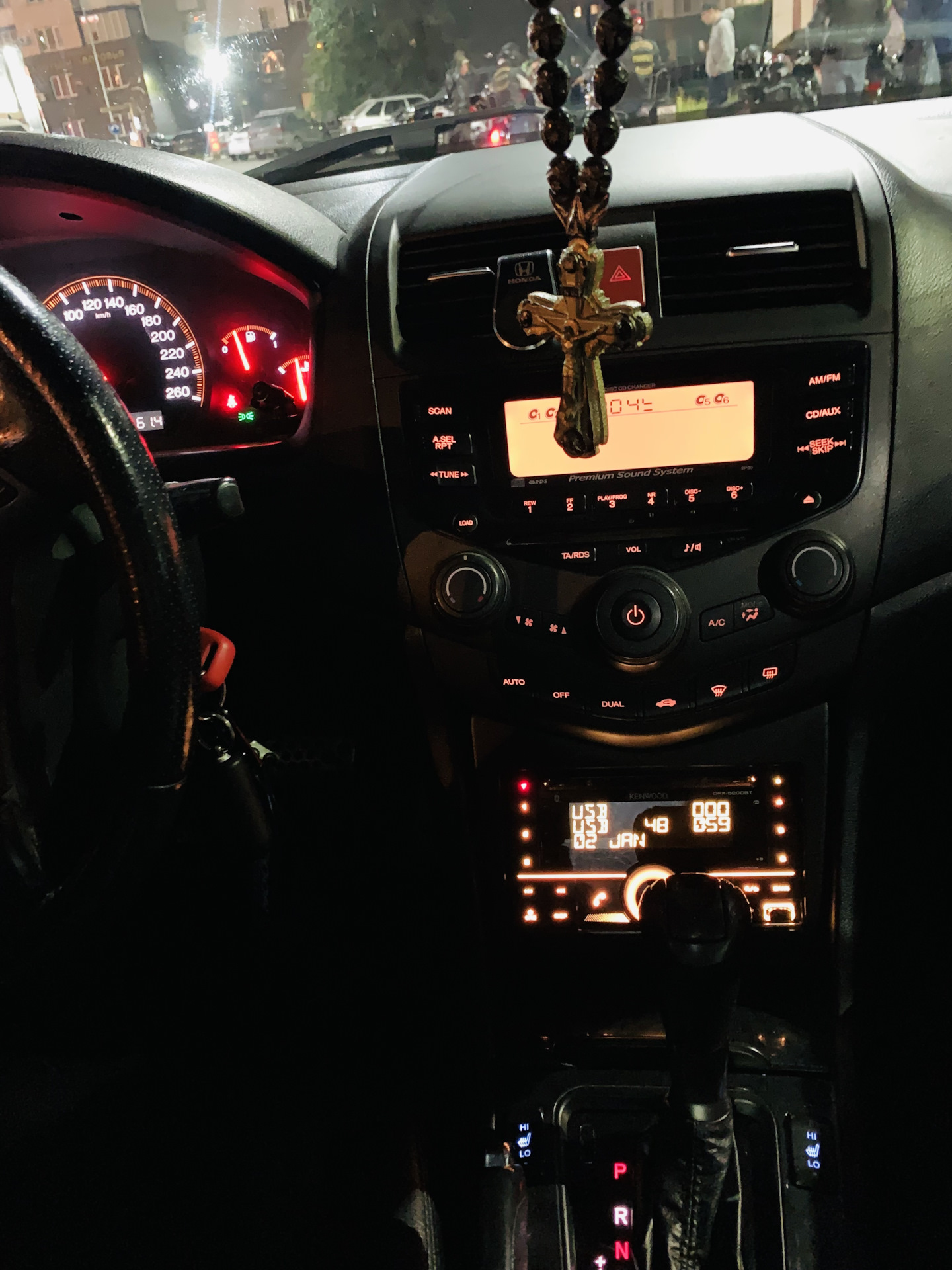 Kenwood (Кенвуд) Kenwood DPX-5200BT -2 — Honda Accord (7G), 2,4 л, 2004 ...