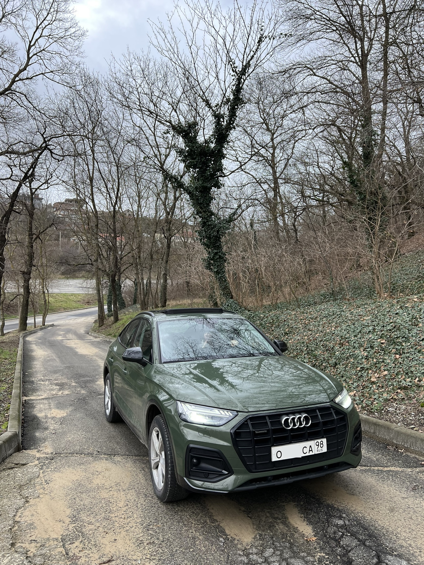 Новогоднее путешествие, часть 1 — из Москвы в Абрау-Дюрсо — Audi Q5  Sportback, 2 л, 2021 года | путешествие | DRIVE2