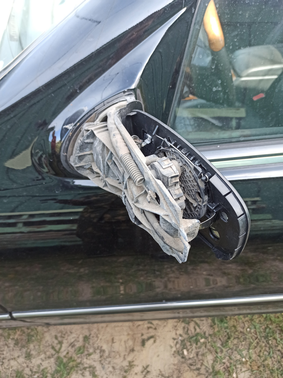 Ремонт повторителя поворота в зеркале заднего вида Мерседес w220(w203 ...