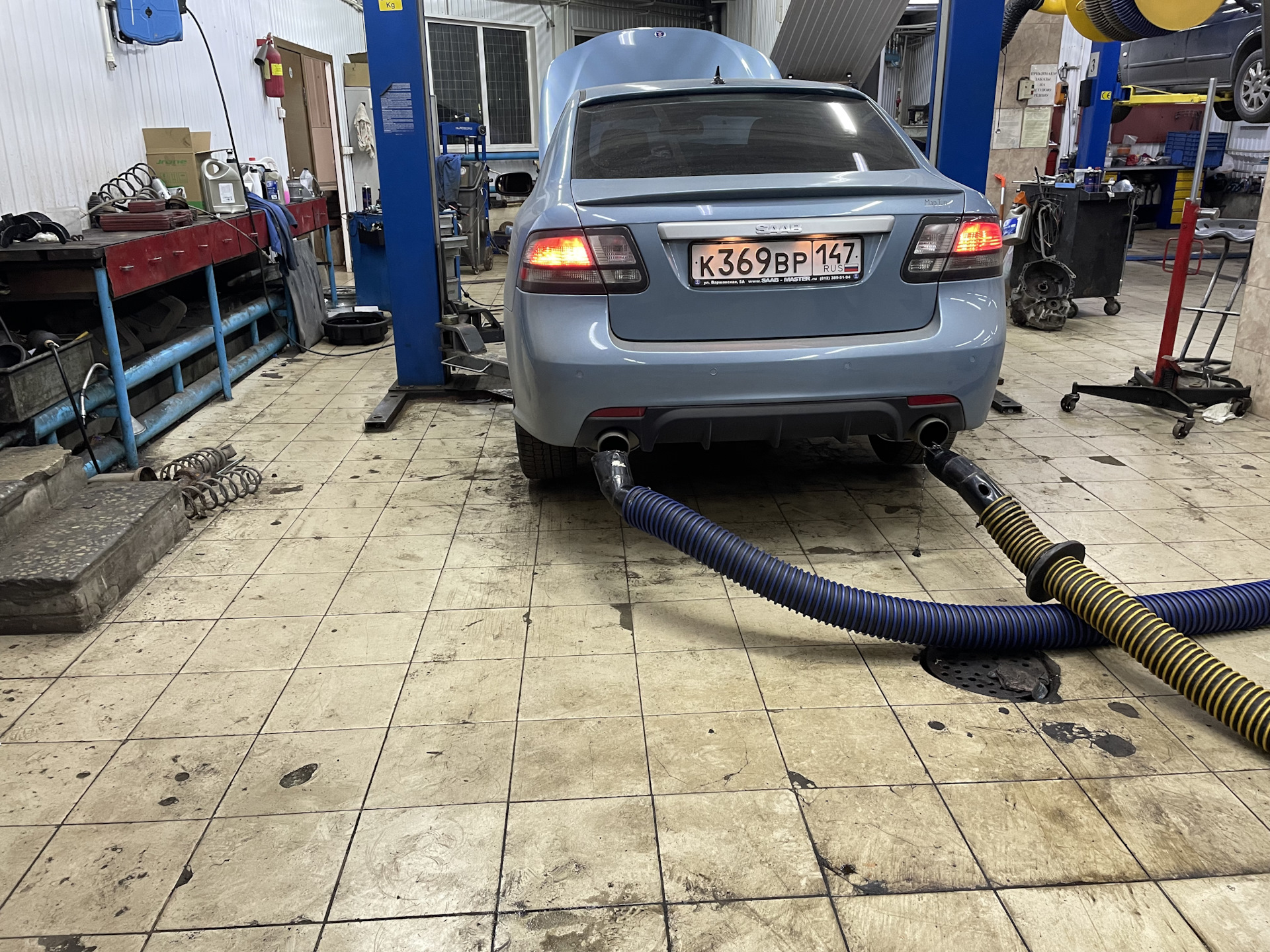 Очередное 3. Т.о. Плюс замена зеркала. — Saab 9-3 (2G), 2 л, 2007 года ...