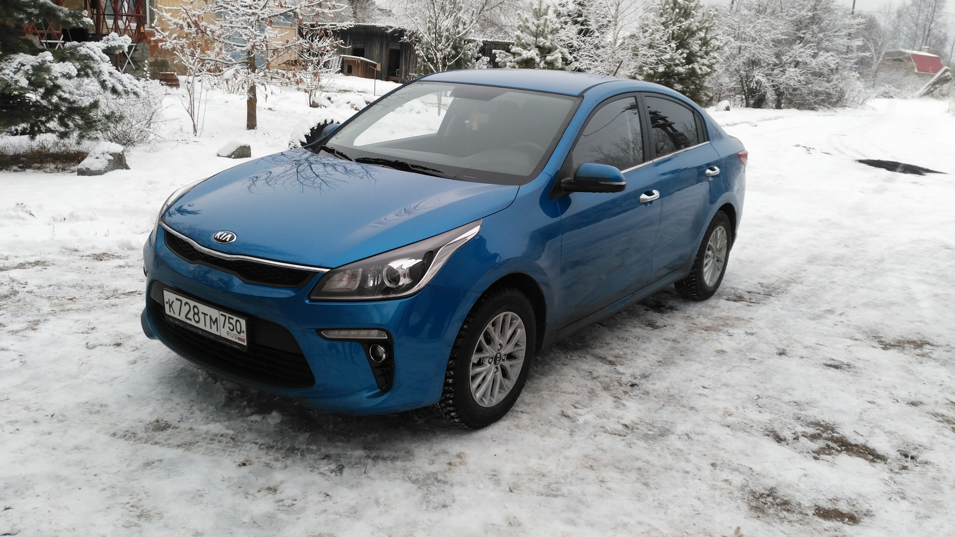 KIA Rio (4G) 1.6 бензиновый 2018 | Синявка))) на DRIVE2