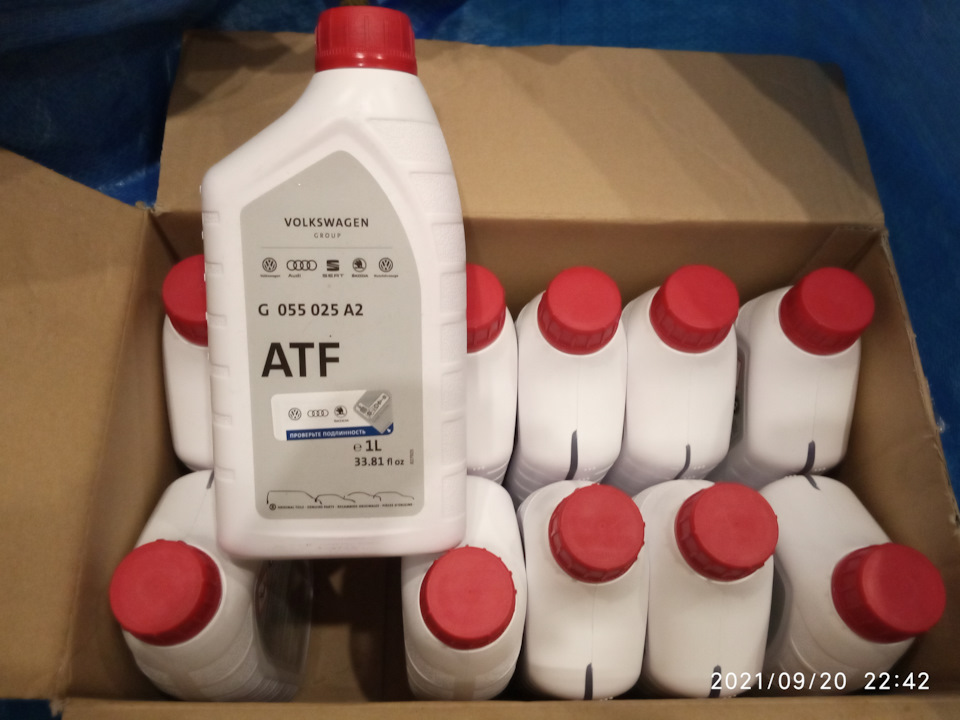 G055025A2 ATF (1л) трансмис. масло для АКПП (6-ступ.) 09G VAG ...