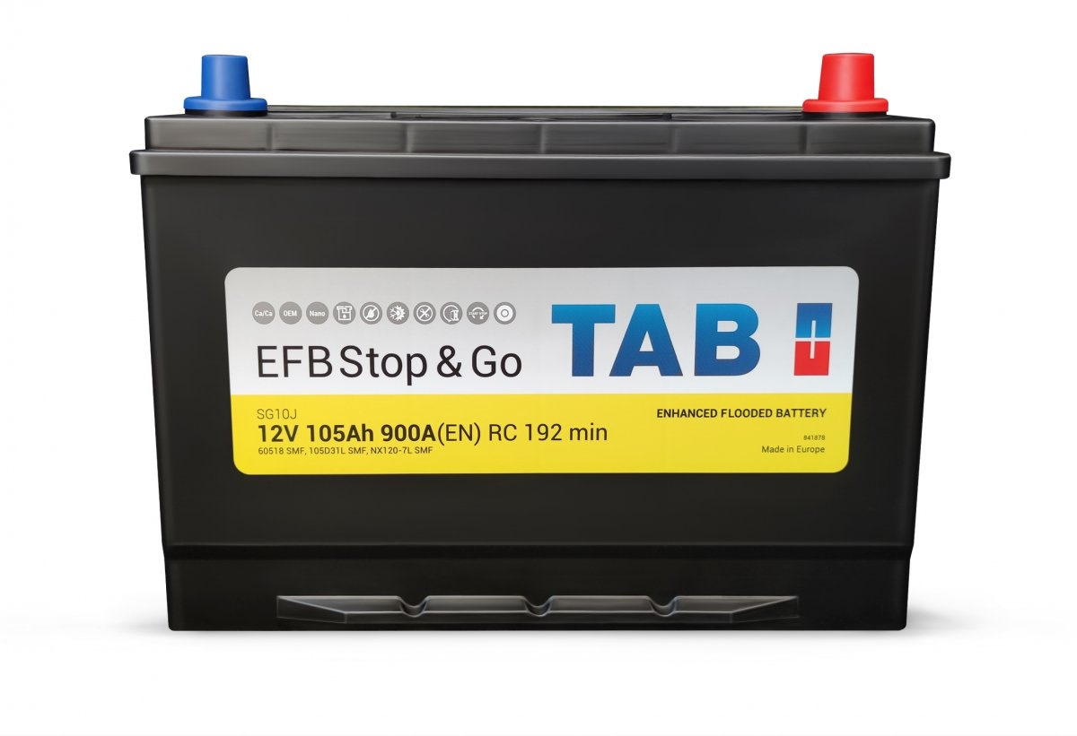 Efb аккумуляторы купить. Аккумулятор Tab EFB stop go. Tab 105 Ач AGM. АКБ таб 132. АКБ 6ст-105 "topla Asia EFB stop&go" в01 (jis d31r).
