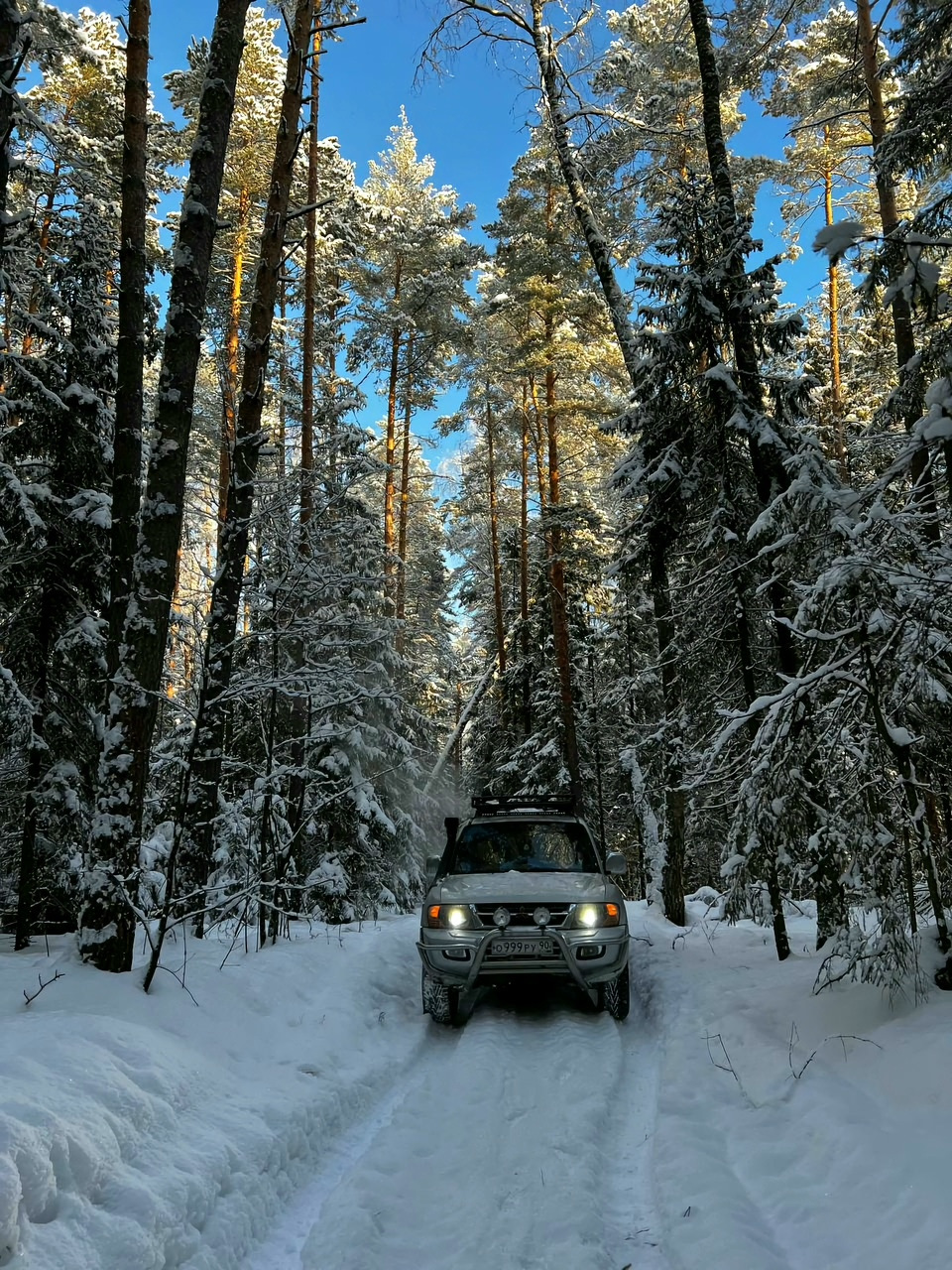 Заброшенная деревня. Прокатились в 2 машины — Mitsubishi Montero III (V60),  3,5 л, 2001 года | покатушки | DRIVE2