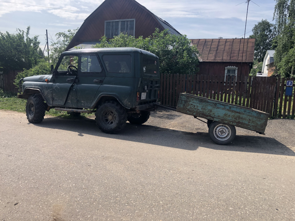 Фаркоп на УАЗ 3151 — УАЗ 31514, 2,9 л, 2002 года | своими руками | DRIVE2