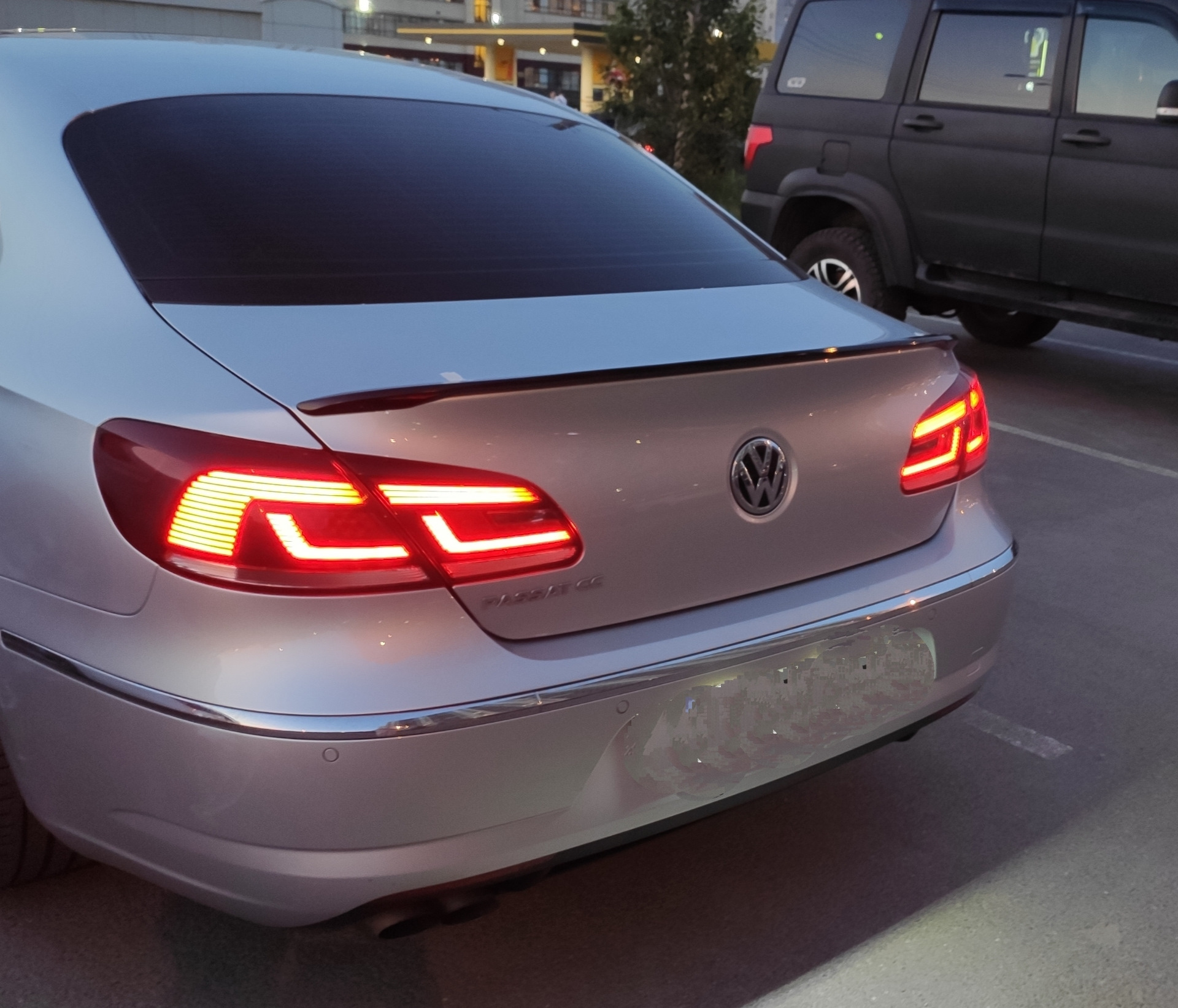 Лип спойлер — Volkswagen Passat CC, 2 л, 2015 года | тюнинг | DRIVE2