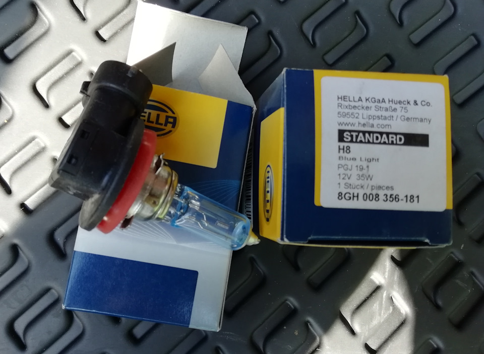 Лампы MTF Light Platinum H8 в ПТФ — Nissan Almera V (G11/15), 1,6 л ...