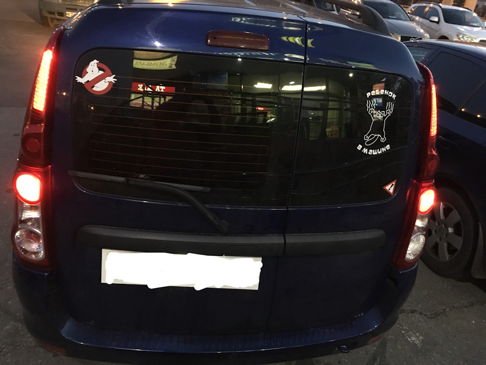 Прикупил и поставил доп фонари — Lada Ларгус, 1,6 л, 2015 года ...